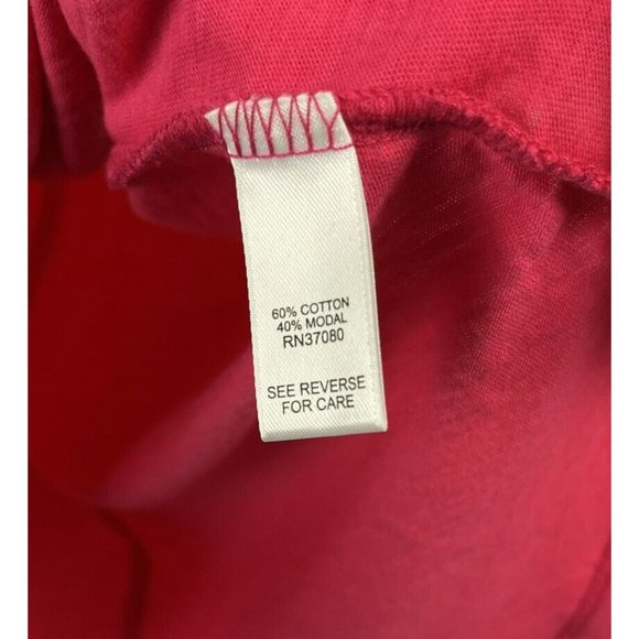 est 1946, women pink shirt,  short sleeve Size M - Picture 7 of 8